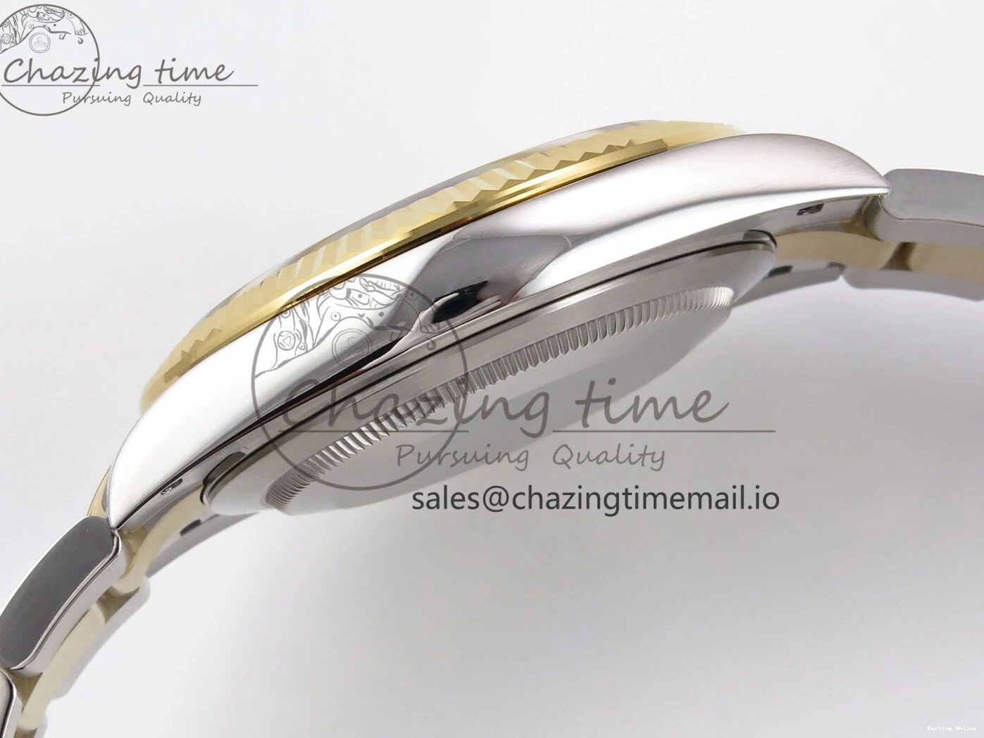 0506 DateJust 41 126333 EWEF Best Edition YG Stick Dial on SS YG Oyster Bracelet A Durable 971